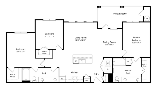 C1 - ATX 1228 floor plan